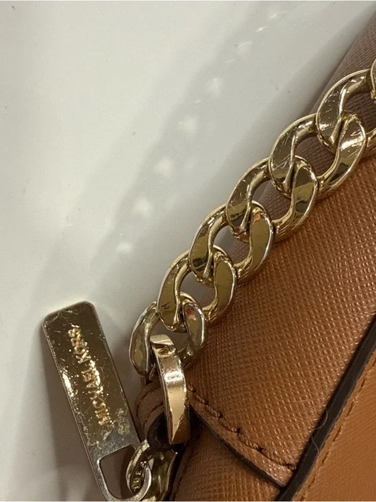 Beautiful Brown MICHAEL KORS, LEATHER CROSSBODY BAG A040426 - Picture 7 of 9